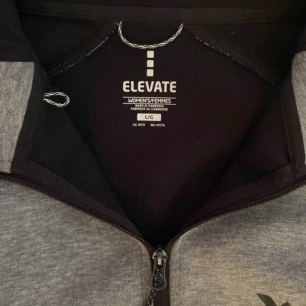 Grey zip up sweatshirt - Picture 6 of 6